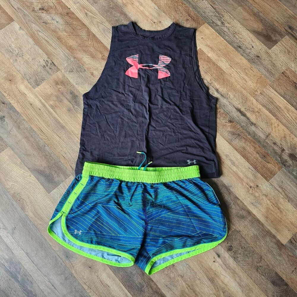 Under-armour Women's Black and Blue Vest